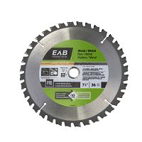 7 1/4&quot; x 36 Teeth Wood & Metal  Professional Saw Blade Recyclable Exchangeable